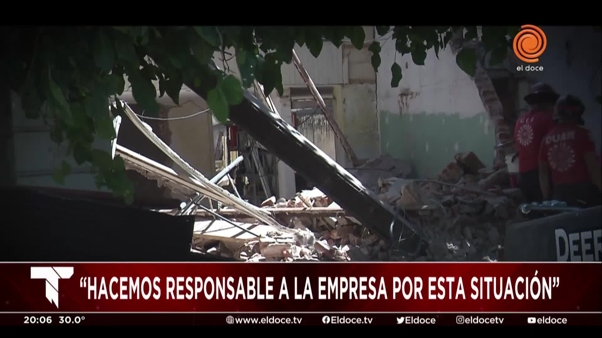 Buscan responsables por el trágico derrumbe en una obra en Córdoba