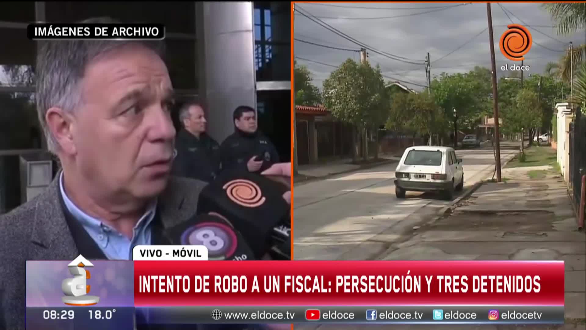 Intentaron robar en la casa del fiscal Vidal Lascano