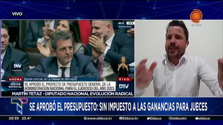 Martín Tetaz analizó el Presupuesto y criticó a los diputados del PJ cordobés