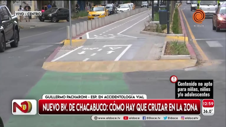 El video del ciclista atropellado por un colectivo urbano de Ersa