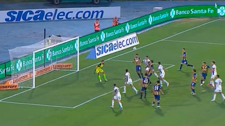 El gol de Juan Rodríguez para el 2 a 1 de Talleres ante Rosario Central