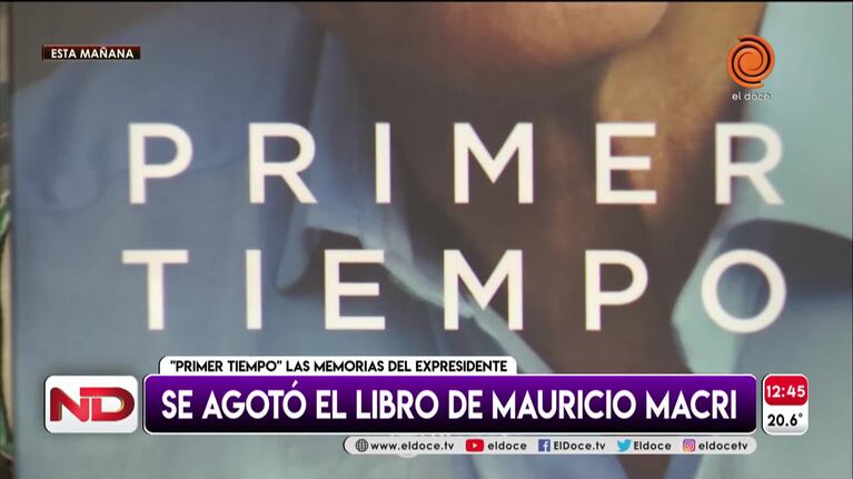 El libro de Macri, agotado en Córdoba