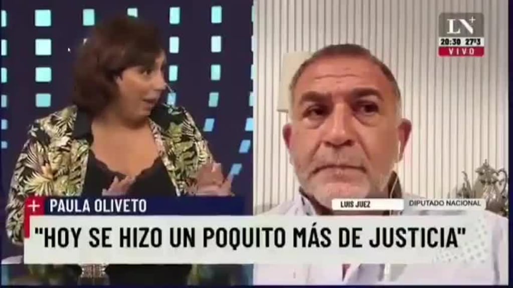 El inesperado blooper de Luis Juez en una entrevista