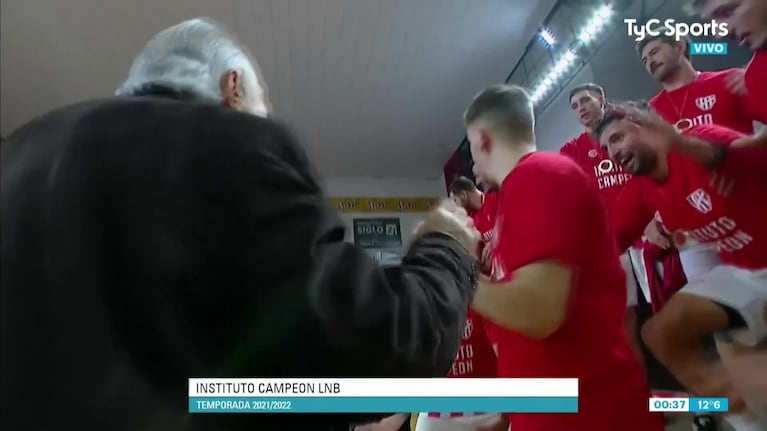 Instituto campeón: así festejaron los jugadores