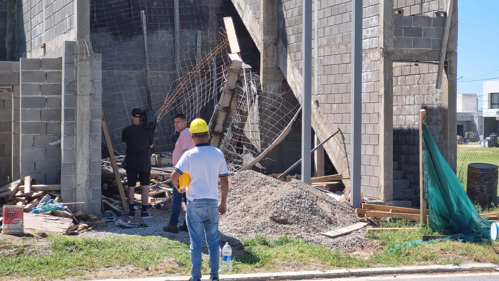 Se derrumbó una losa en Córdoba