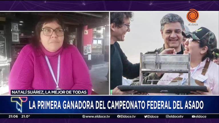 Natali Suárez Pardo, la primera mujer en ganar el Campeonato Federal del Asado