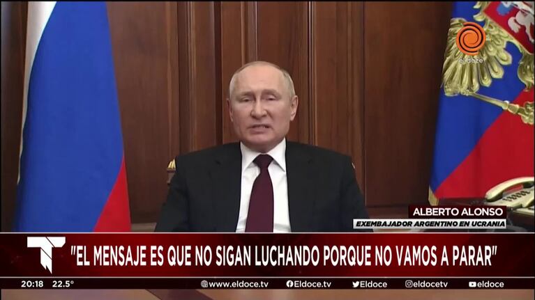El exembajador en Ucrania opinó sobre la guerra: "Putin no va a detenerse"