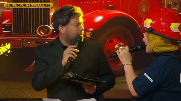 Buenas Noches Familia: bomberos ganaron más de 25 millones cantando un cuartetazo