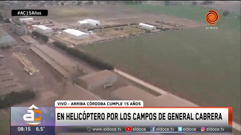 15 años de Arriba Córdoba: volamos por los campos de General Cabrera