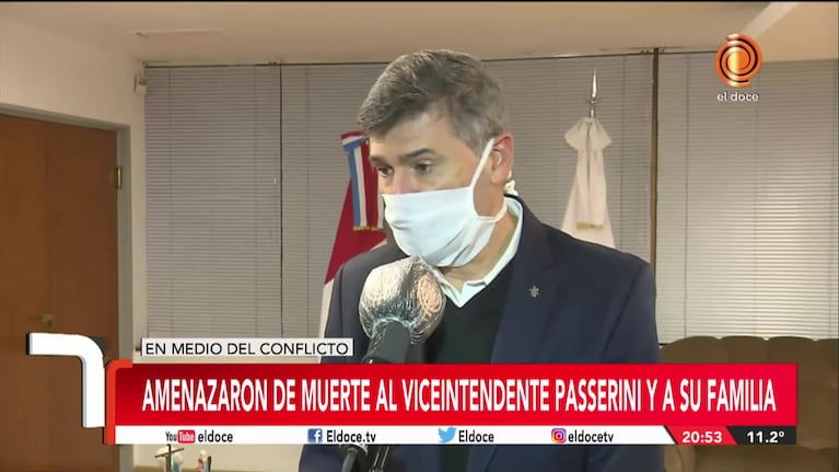 Daniel Passerini: "Me dijeron que se iban a quedar con la vida de mi hijo"