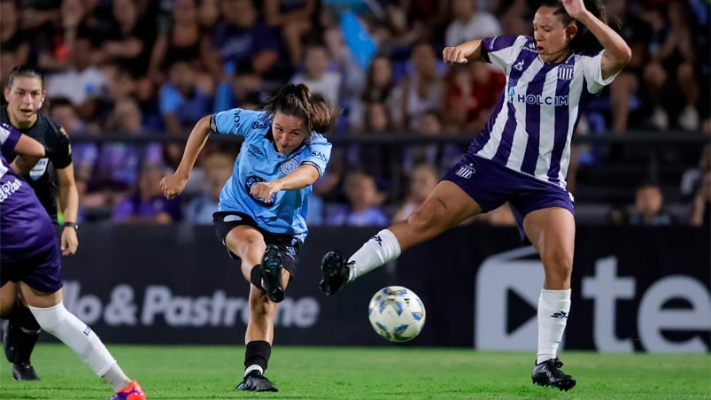 Los goles del primer clásico cordobés femenino entre Belgrano y Talleres en Primera