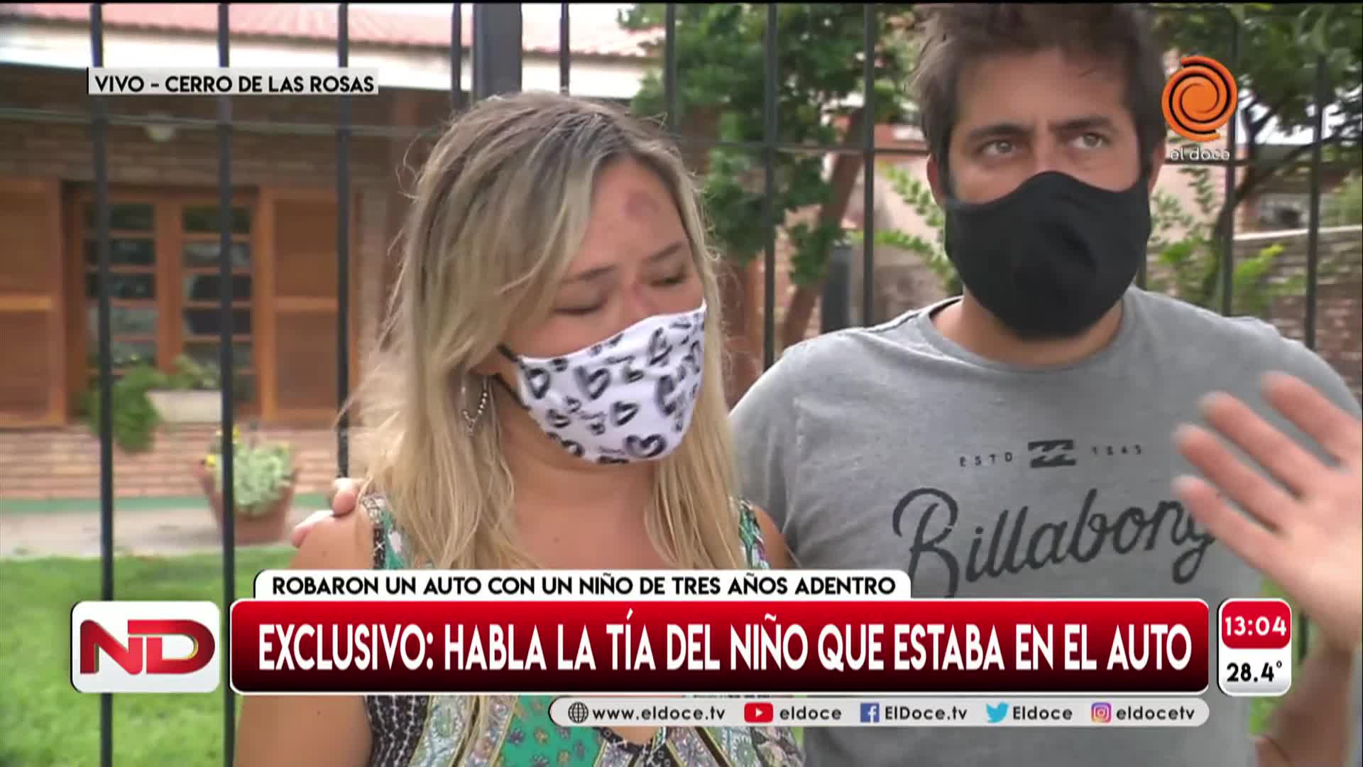 De terror: la tía revivió el momento en que le robaron el auto con el niño dentro