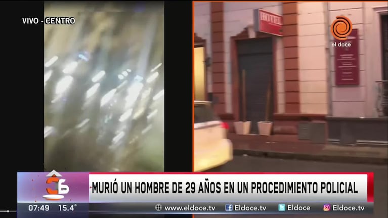 Murió durante un procedimiento policial