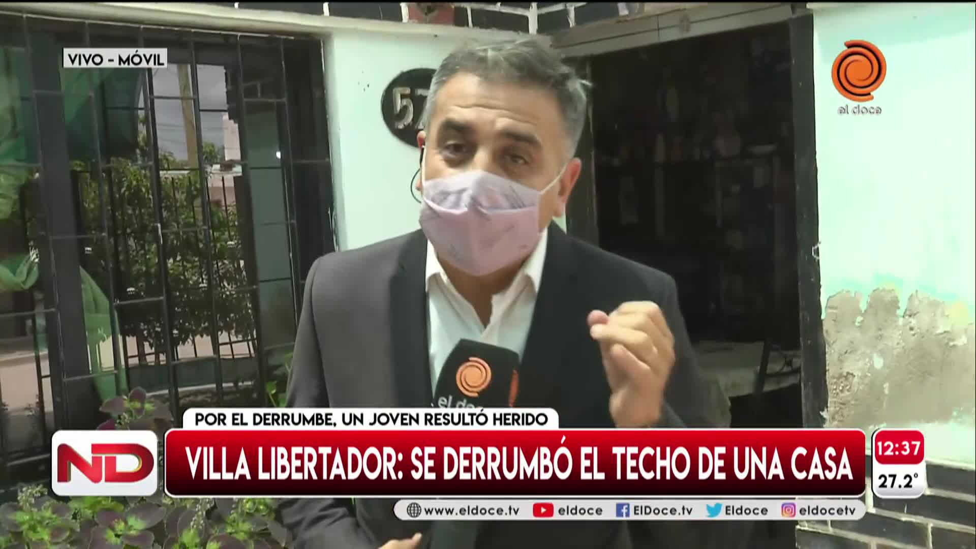 Peligro en Villa El Libertador: el problema de los derrumbes se repite