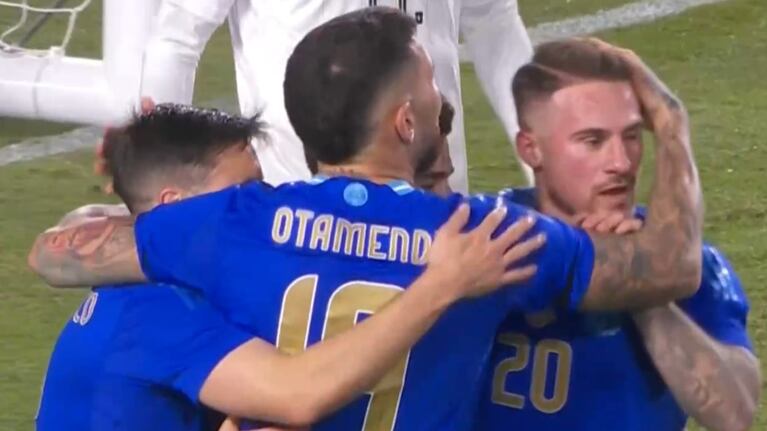 El gol de cabeza de Mac Allister para el 2 a 1 de Argentina sobre Costa Rica
