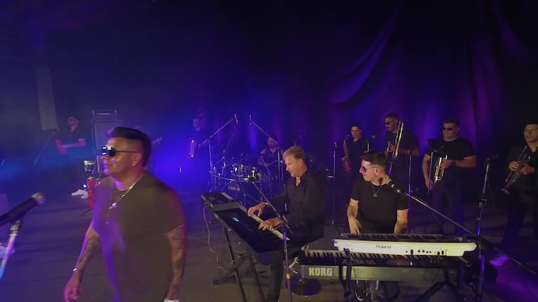 El hijo de Tuta García debutó en los micrófonos en el nuevo álbum de Sabroso