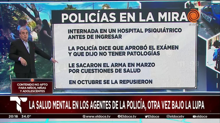 Exámenes en la mira por la mujer policía que mató a su hijo