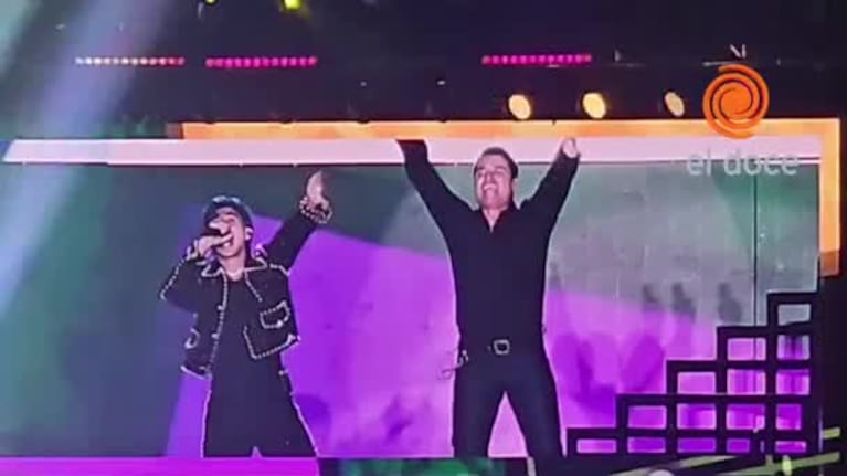 Chayanne y Luck Ra cantaron juntos en Alta Córdoba