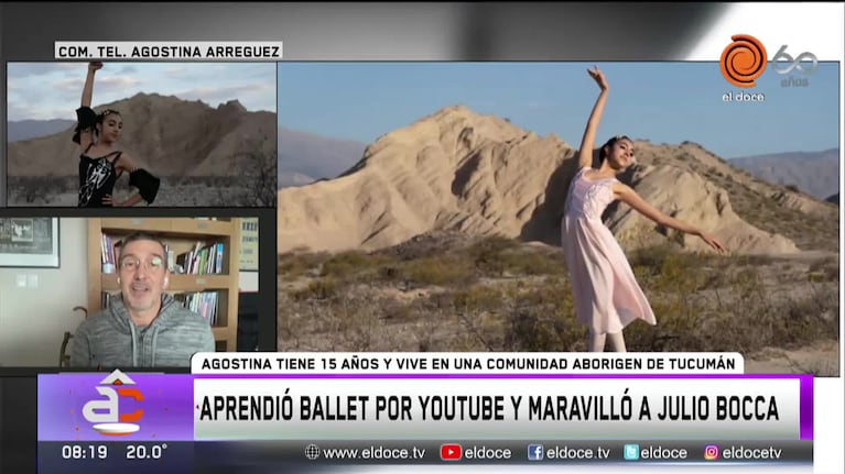 La niña indígena que aprendió ballet por YouTube y maravilló a Julio Bocca