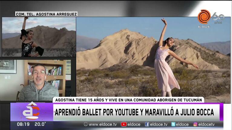 La niña indígena que aprendió ballet por YouTube y maravilló a Julio Bocca