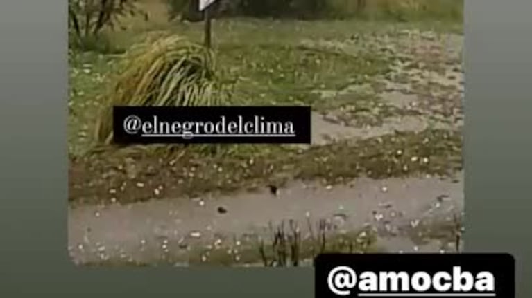 La piedra cayó en el interior cordobés