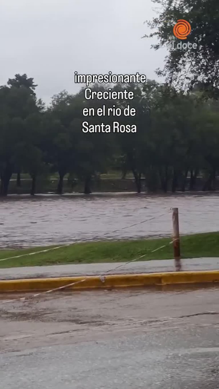 Crecida de ríos de Córdoba por las intensas lluvias