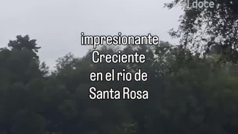 Crecida de ríos de Córdoba por las intensas lluvias