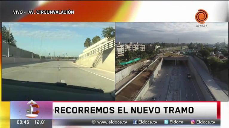 Inauguraron un nuevo tramo en la Circunvalación