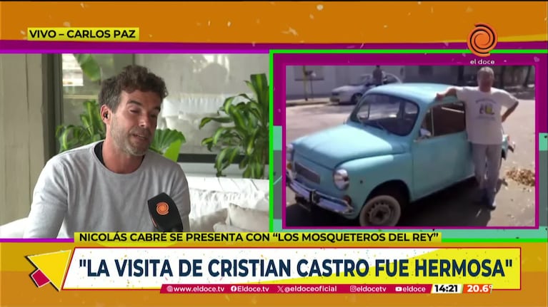 Nico Cabré y su emotivo vínculo con Cristian Castro