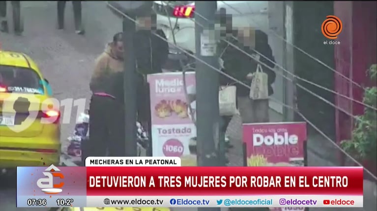 Mecheras intentaron robar en el centro de Córdoba y fueron detenidas