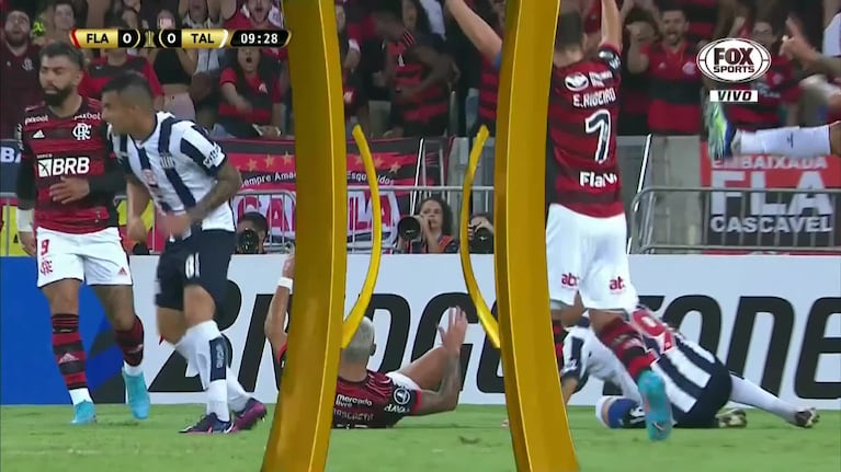 El penal de Gabigol para el 1-0 de Flamengo