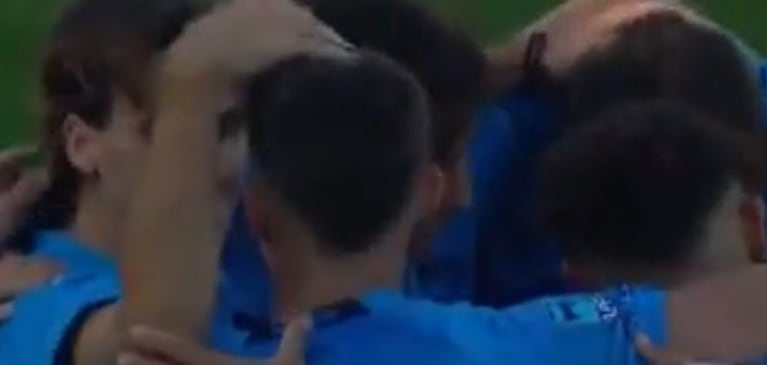 González Metilli hizo el primer gol de Belgrano frente a Sarmiento
