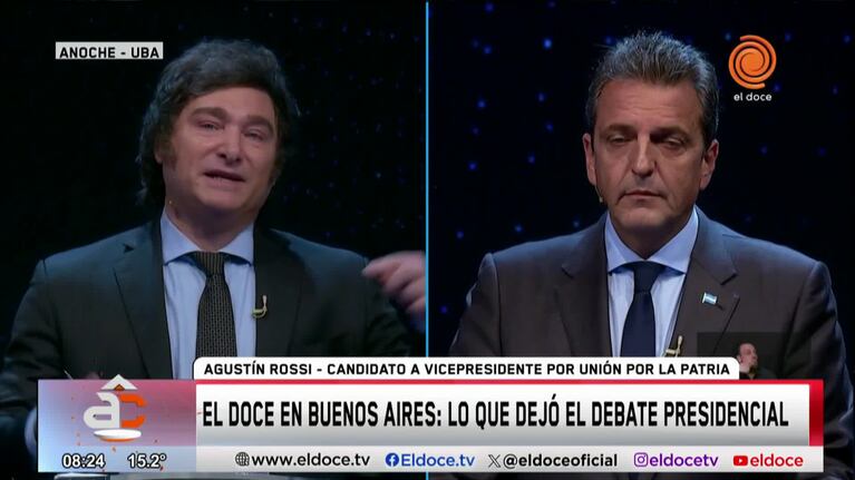 Los candidatos a vice analizaron lo que dejó el debate