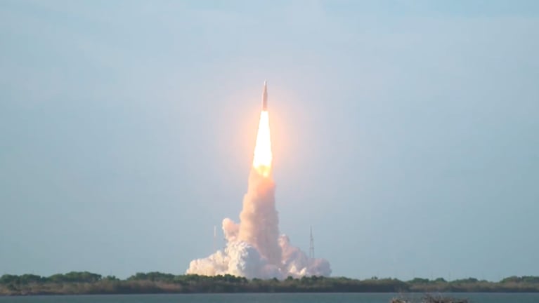 Video: el momento del lanzamiento de Artemis II a la Luna