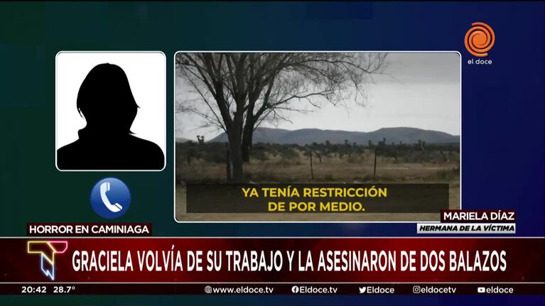 La hermana de la víctima dio detalles clave