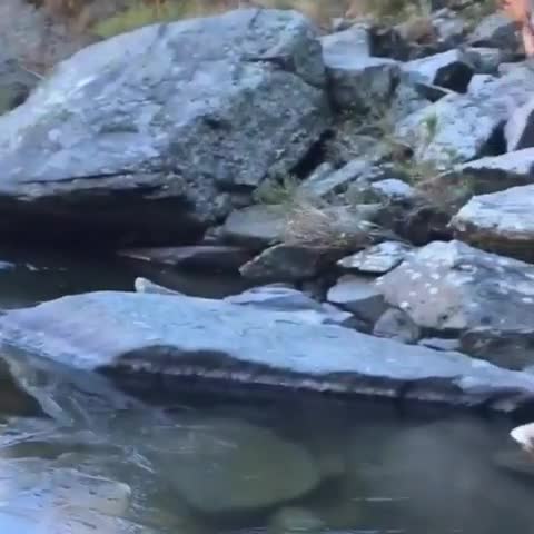 Se congeló la cascada Salto del Tigre, en Calamuchita