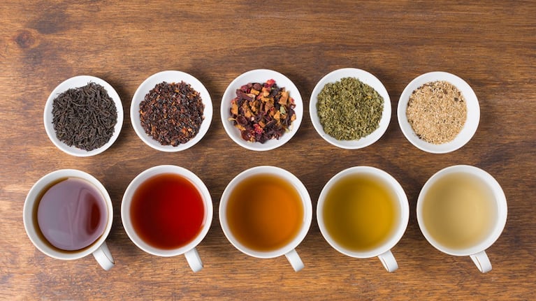 Las propiedades que aportan los diferentes colores del té