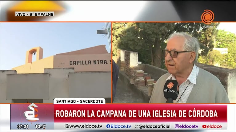 El lamento de los sacerdotes por la campana robada en Córdoba