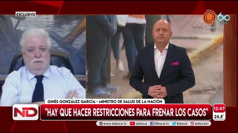 González García defendió las restricciones en Córdoba