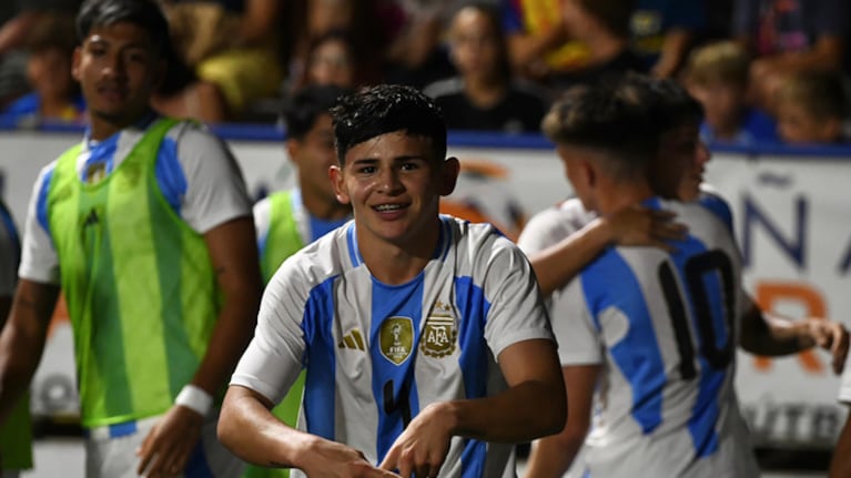 La conexión Belgrano-Talleres en uno de los goles del título de la Sub 17 en el Torneo de L’Alcudia