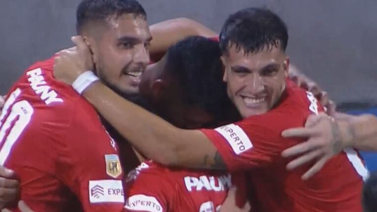 Passerini y el gol del 1-0 de Belgrano a Central Córdoba