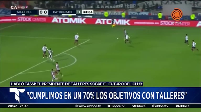 Andrés Fassi anticipó cuántos jugadores llegarán a Talleres en 2023