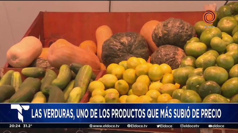 La verdura, de lo que más aumentó en Córdoba