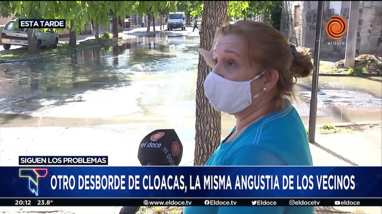 Desborde cloacal en otro barrio de Córdoba: la angustia de los vecinos