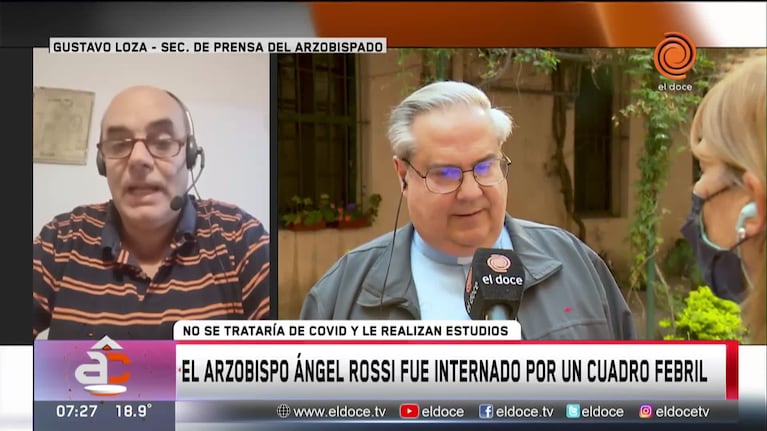 La salud del arzobispo de Córdoba: descartaron coronavirus