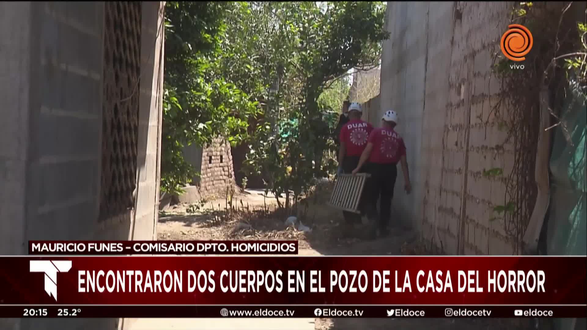 Buscarán un tercer cuerpo en la casa del horror: "Esto recién empieza"