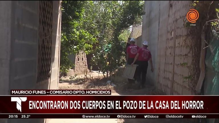 Buscarán un tercer cuerpo en la casa del horror: "Esto recién empieza"