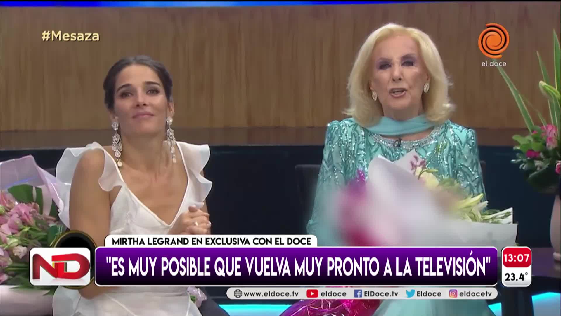 En su cumple 95, Mirtha Legrand habló con El Doce