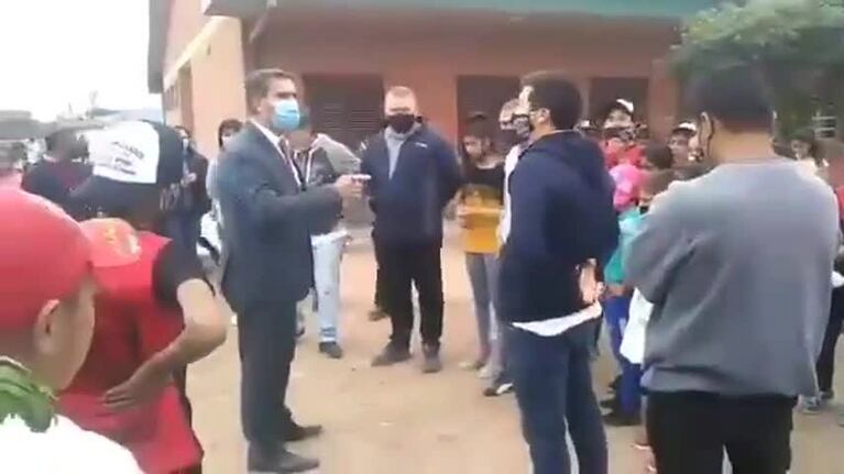 El cruce entre Capitanich y docentes de Chaco