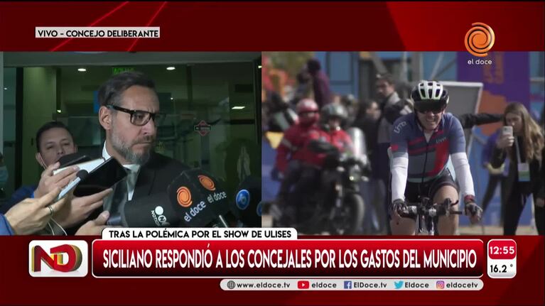 Siciliano, en el Concejo por los gastos de la Municipalidad